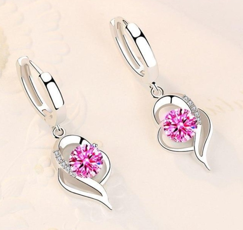Gleam™ | Silver Zirconia Stud Earrings