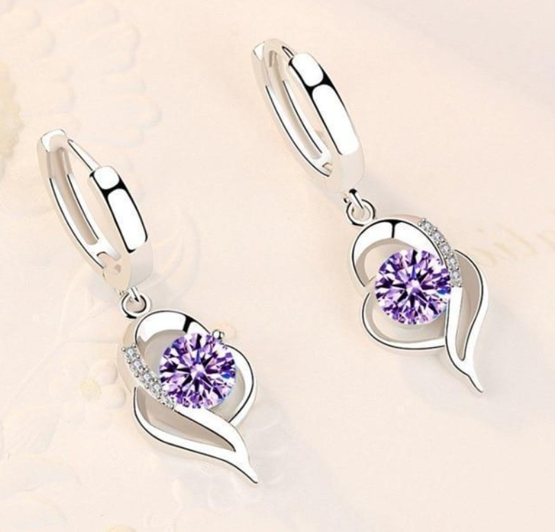 Gleam™ | Silver Zirconia Stud Earrings
