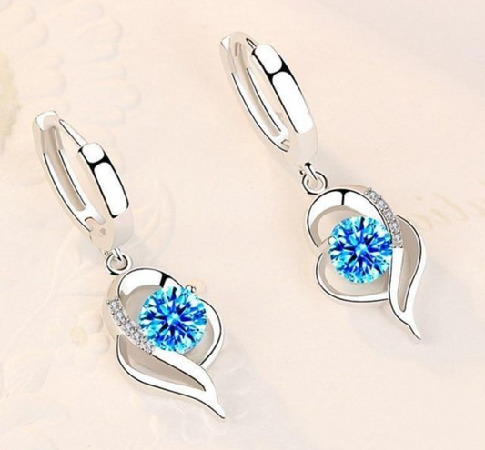 Gleam™ | Silver Zirconia Stud Earrings