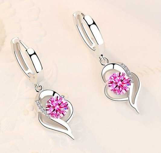 Gleam™ | Silver Zirconia Stud Earrings
